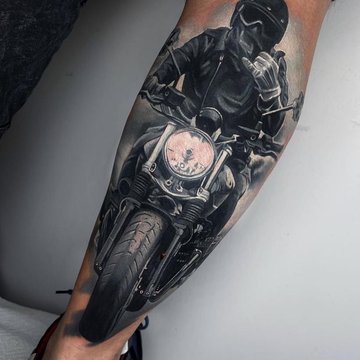 Tatuaże Motocyklowe 3D