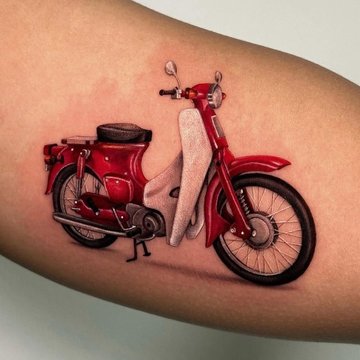 Tatuaże Motocyklowe 3D