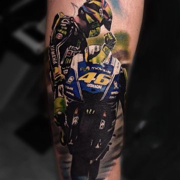 Tatuaże Motocyklowe 3D